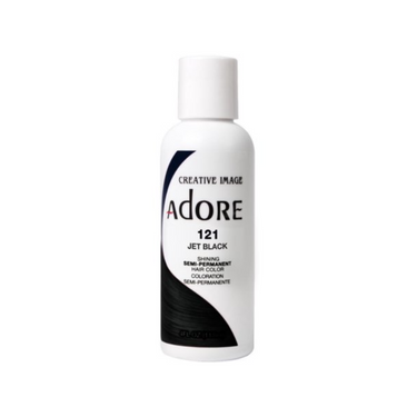 Adore Shining Semi-Permanent Hair Color – Jet Black 121 - 4 oz - ANNS BEAUTY SUPPLY